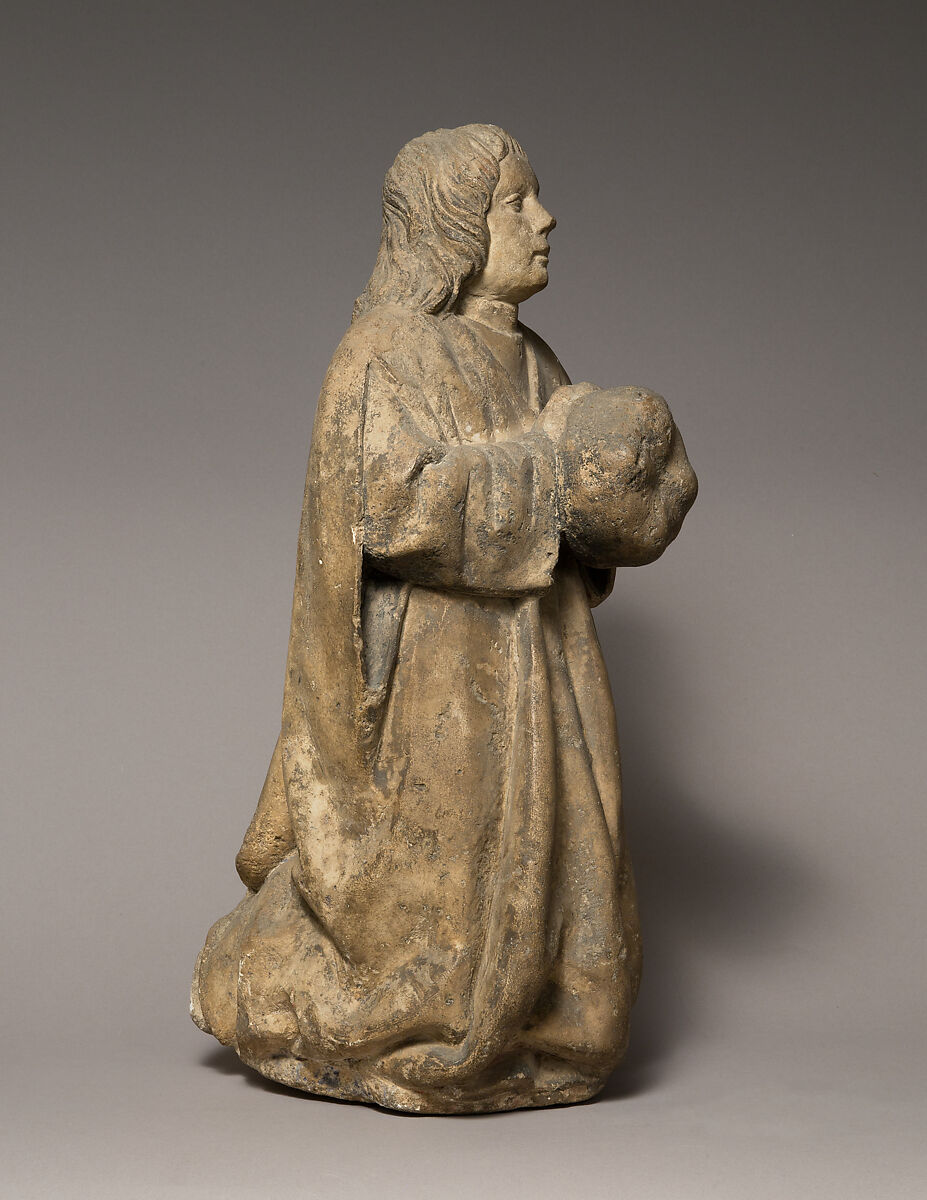 Kneeling Donor, Stone, French 