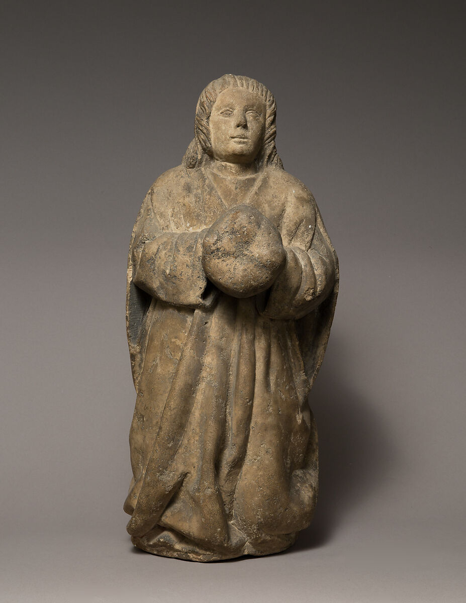 Kneeling Donor, Stone, French