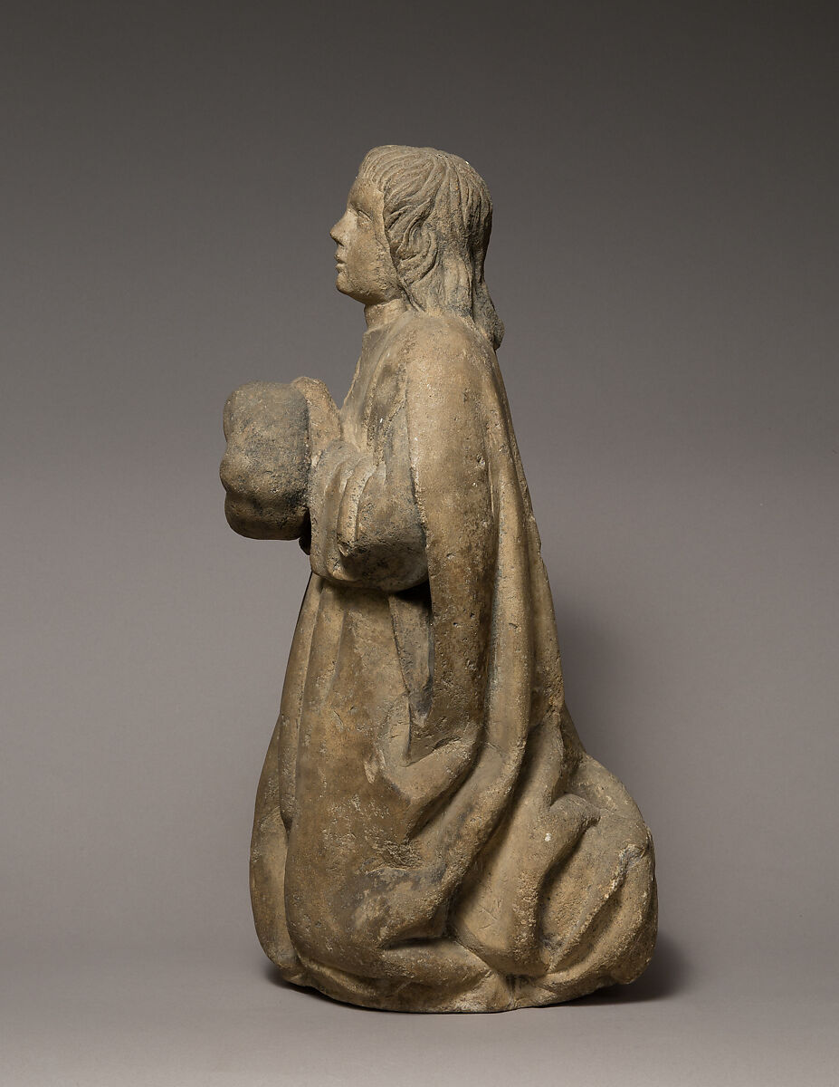 Kneeling Donor, Stone, French