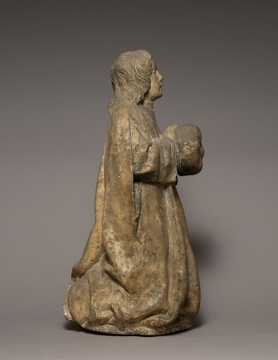 Kneeling Donor, Stone, French