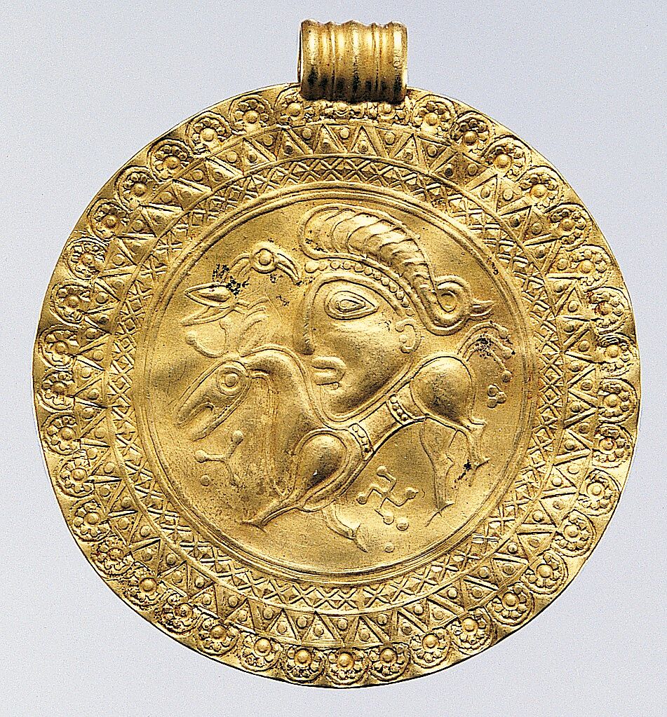 Gold Bracteate, Gold, Scandinavian