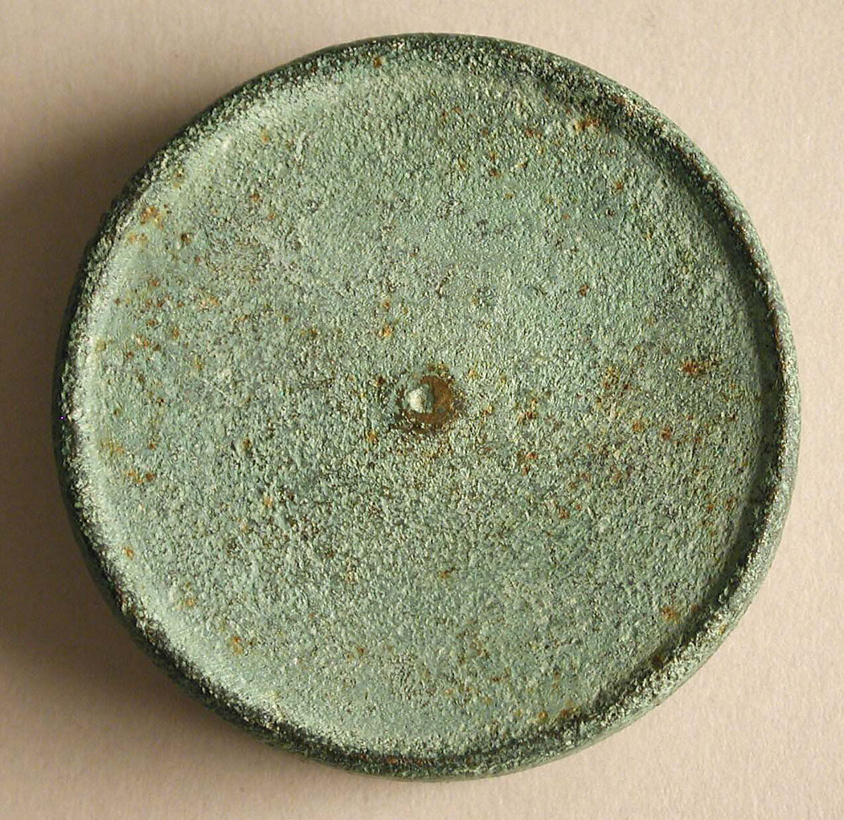 Three Round Copper-Alloy Balance Weight with Cross, Copper alloy, Byzantine