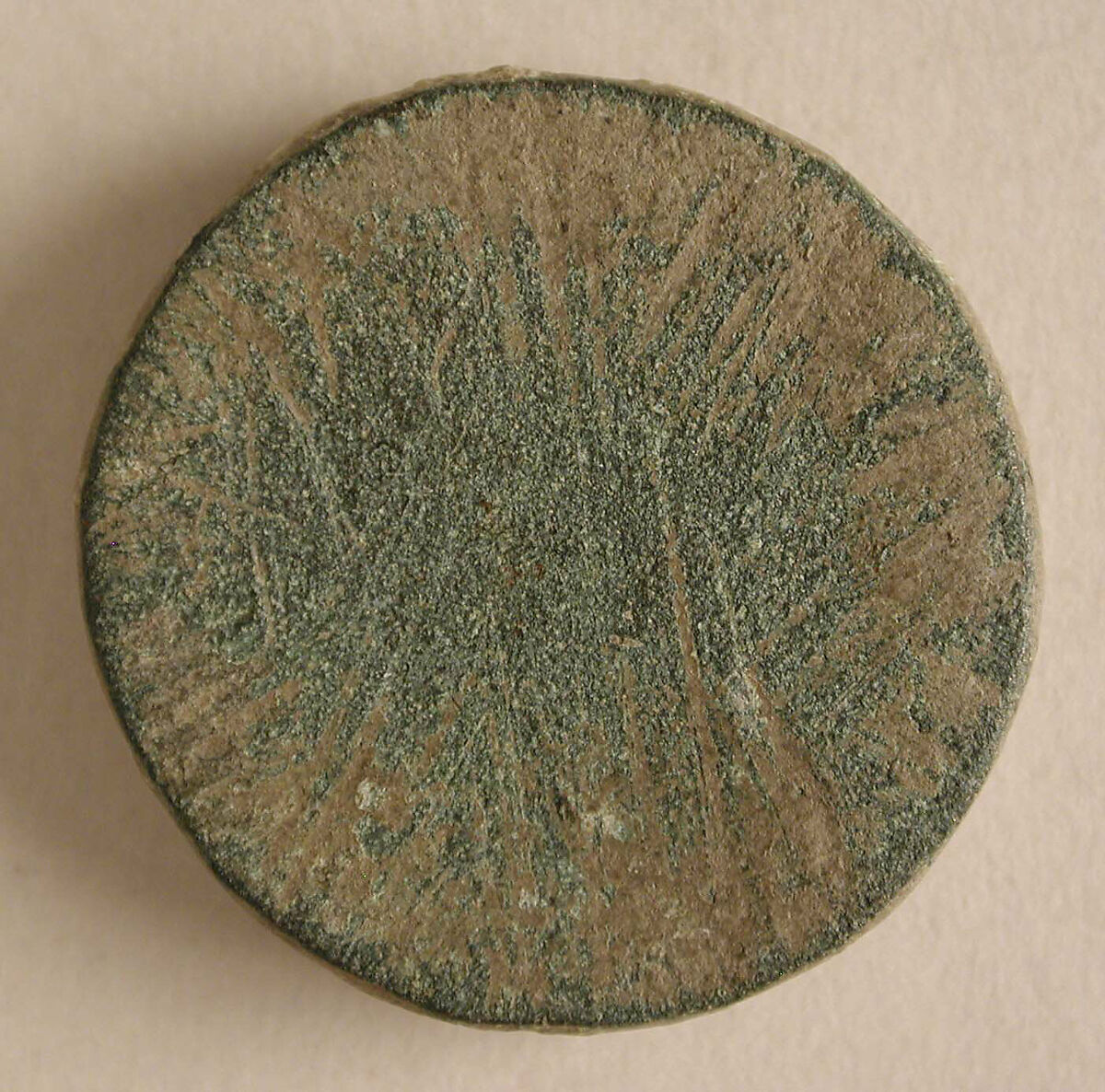 Three Round Copper-Alloy Balance Weights with Crosses, Copper alloy, Byzantine