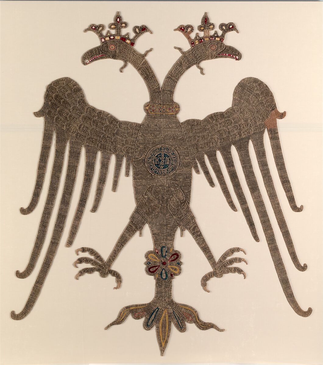 Altar Cloth or Podea, Silk, embroidery, Byzantine 