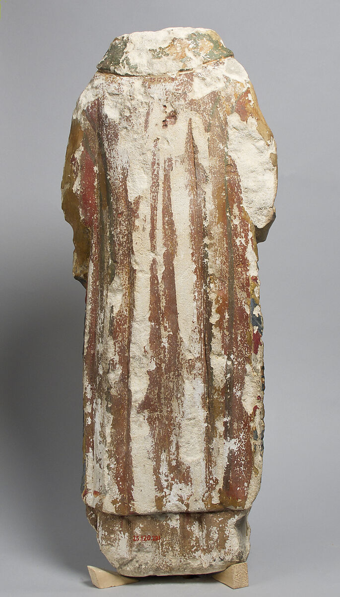 Saint Eleuthere or Saint Rustique, Stone, paint, French