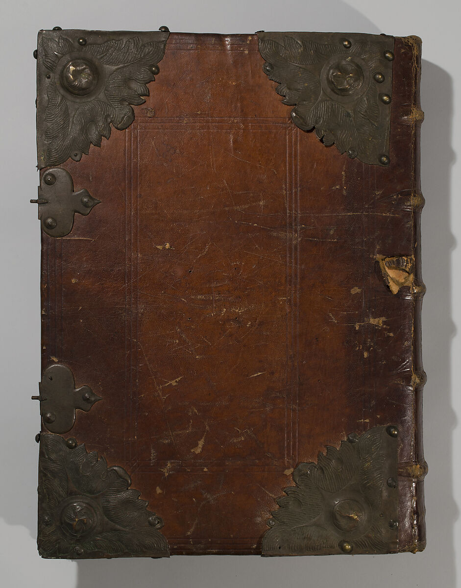 Antiphonary, Paper; leather binding, Italian