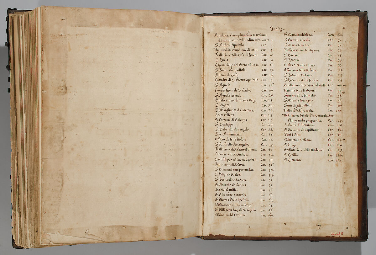 Antiphonary, Paper; leather binding, Italian