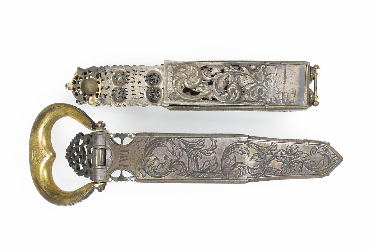 Buckle, Steel and copper alloy, French