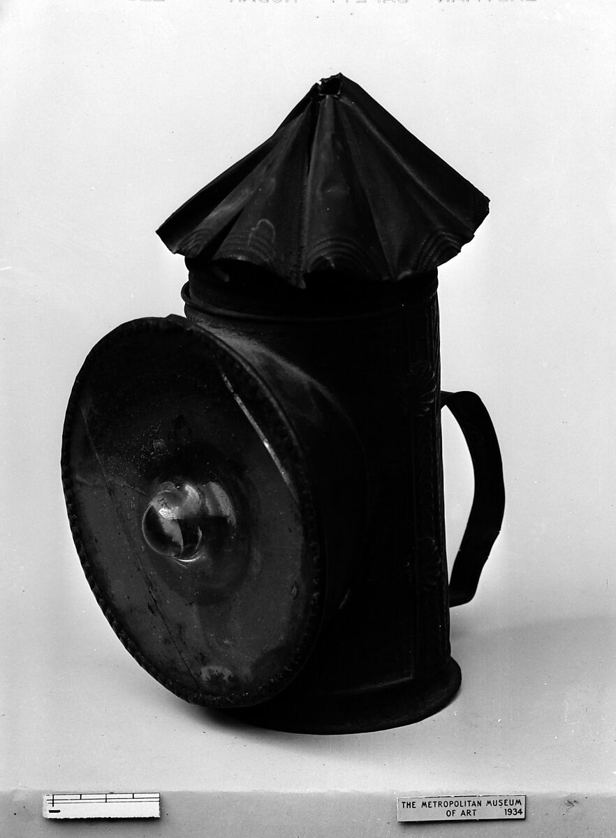 Lantern, Tin, glass, American 