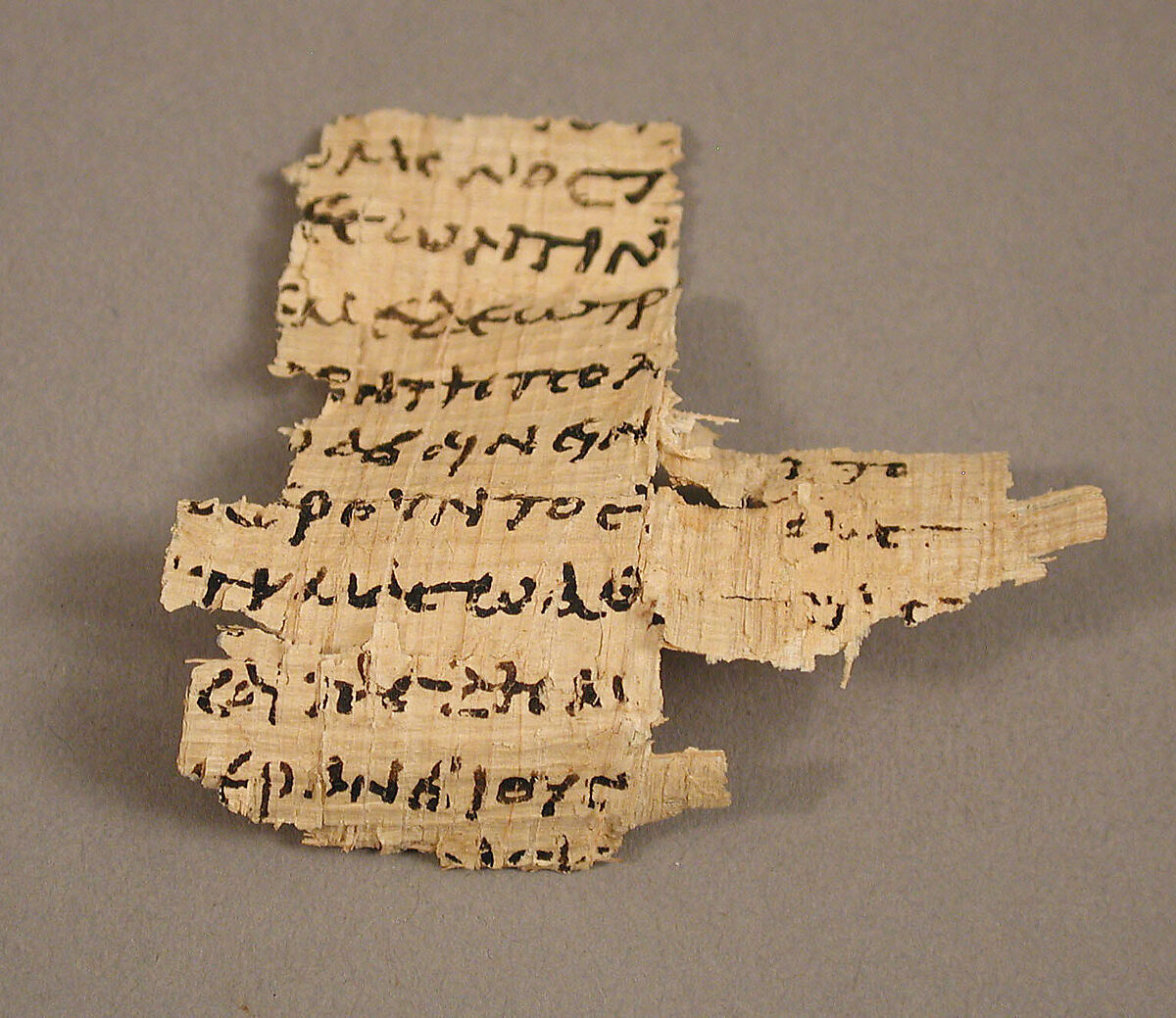 Papyrus Fragment, Papyrus, Coptic