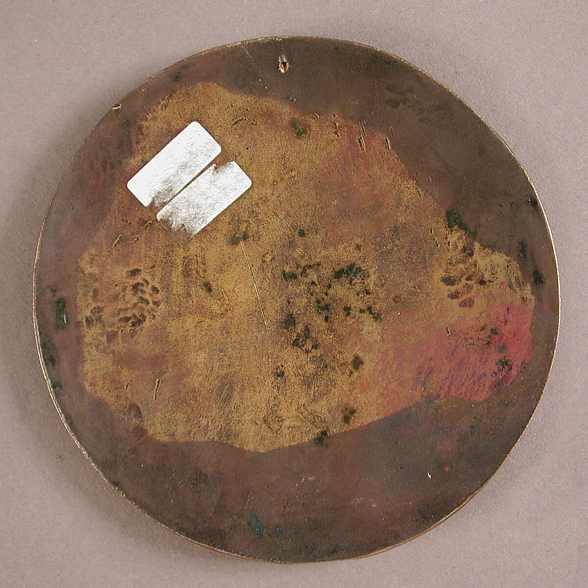 The Crucifixion, Gilded copper, cloisonné and champlevé enamel, French