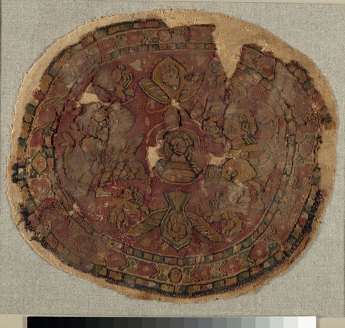 Textile Fragment, Linen, wool, Byzantine 