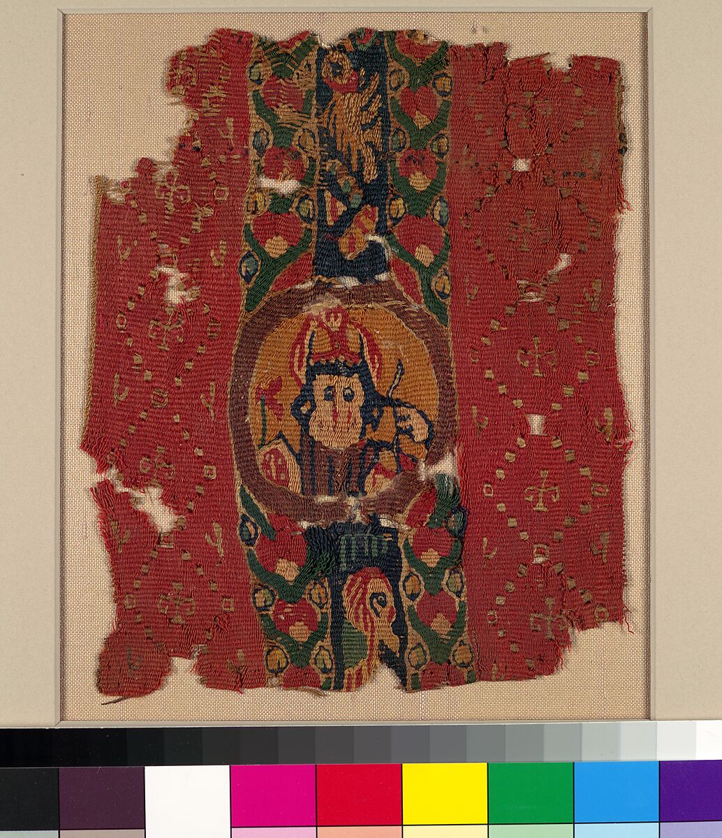 Textile Fragment, Linen, wool, Byzantine 