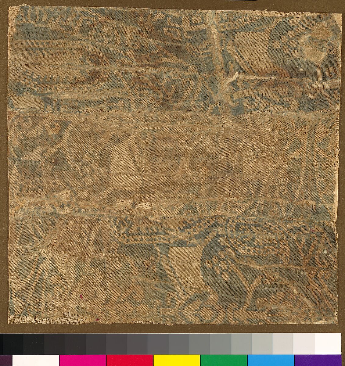Textile Fragment, Silk, Byzantine 