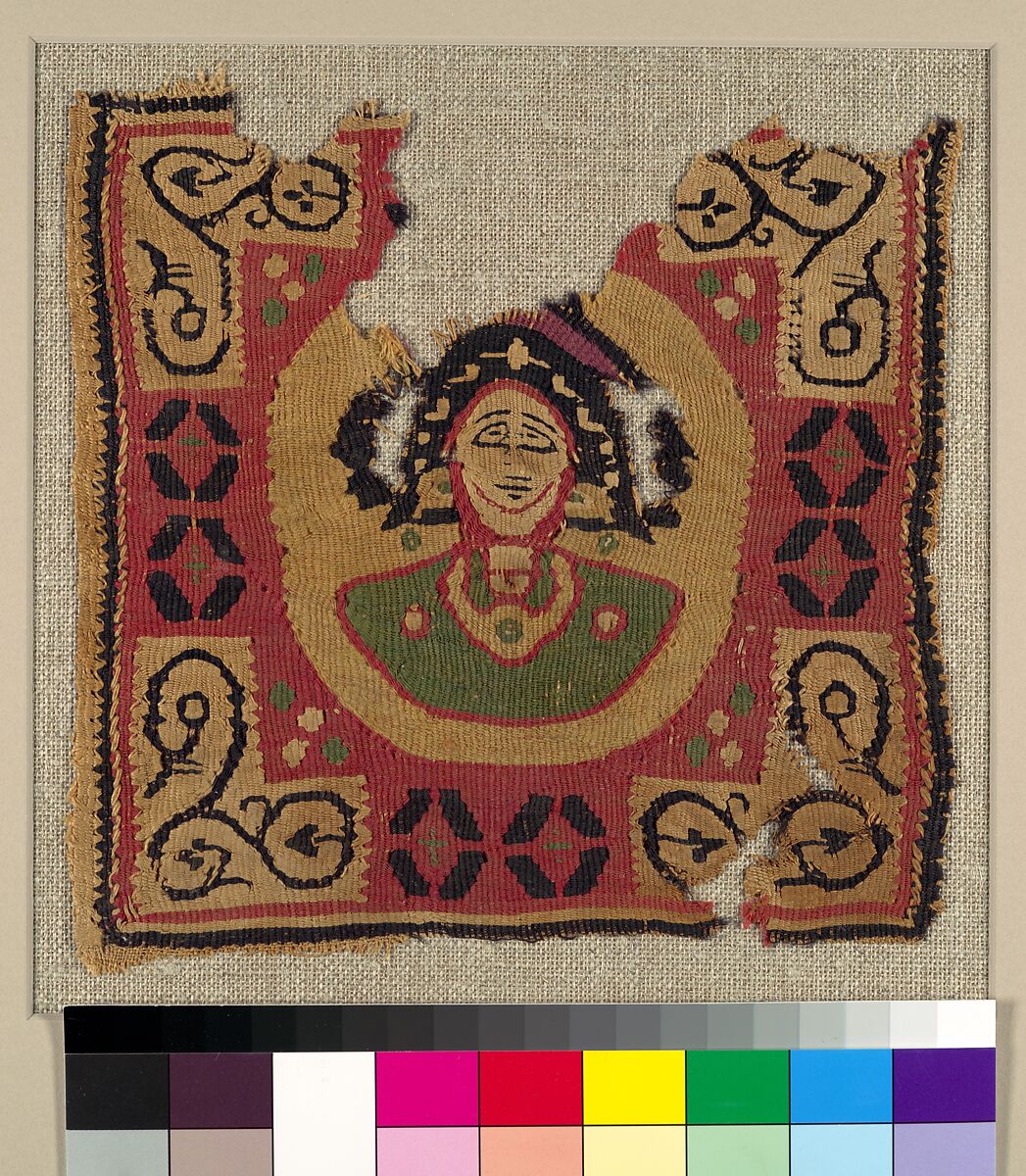 Textile Fragment, Linen, wool, Coptic 