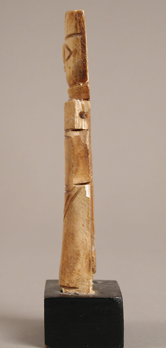 Figure, Bone; carved and incised, Coptic