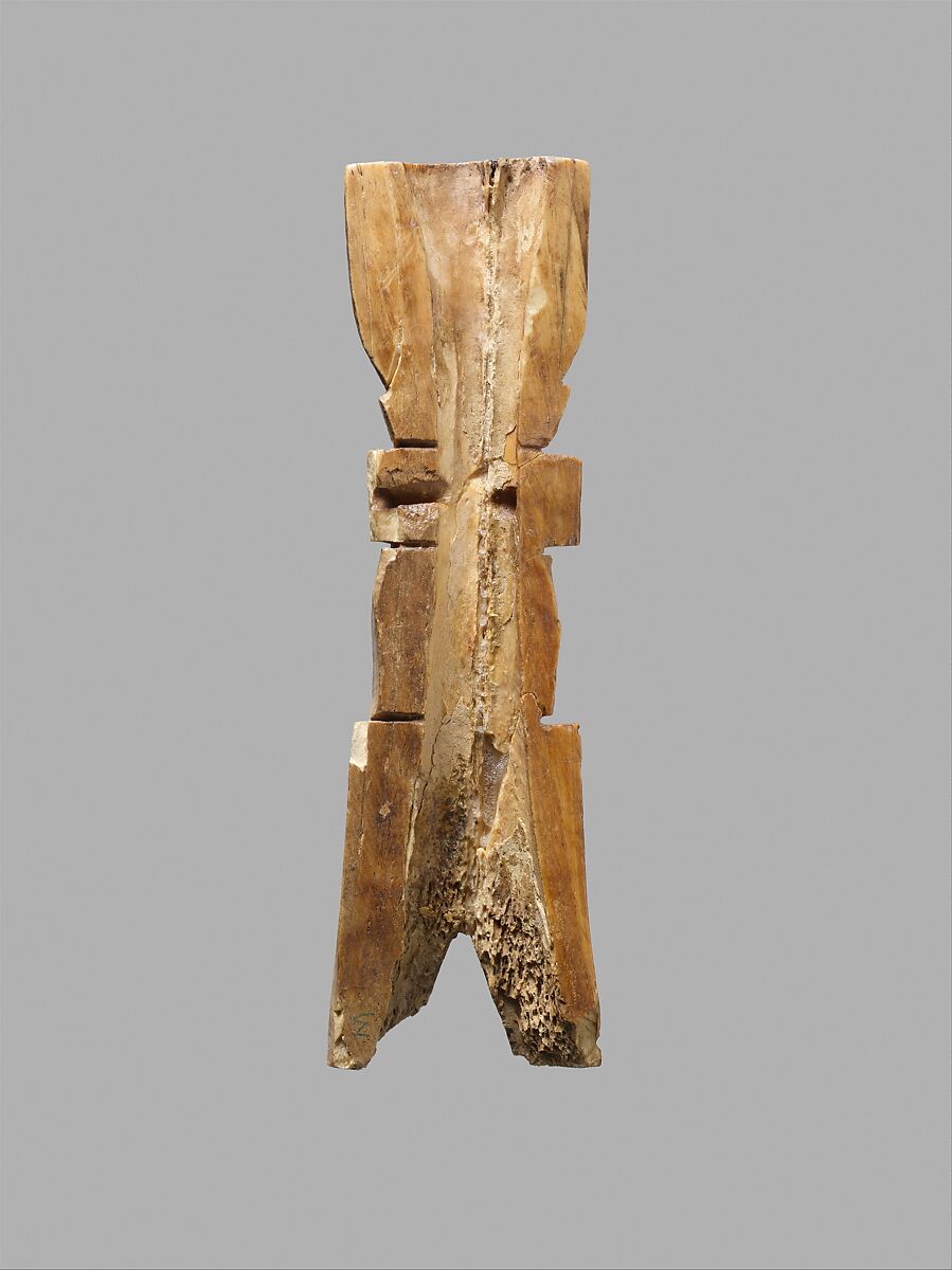 Figure, Bone; carved and incised, Coptic