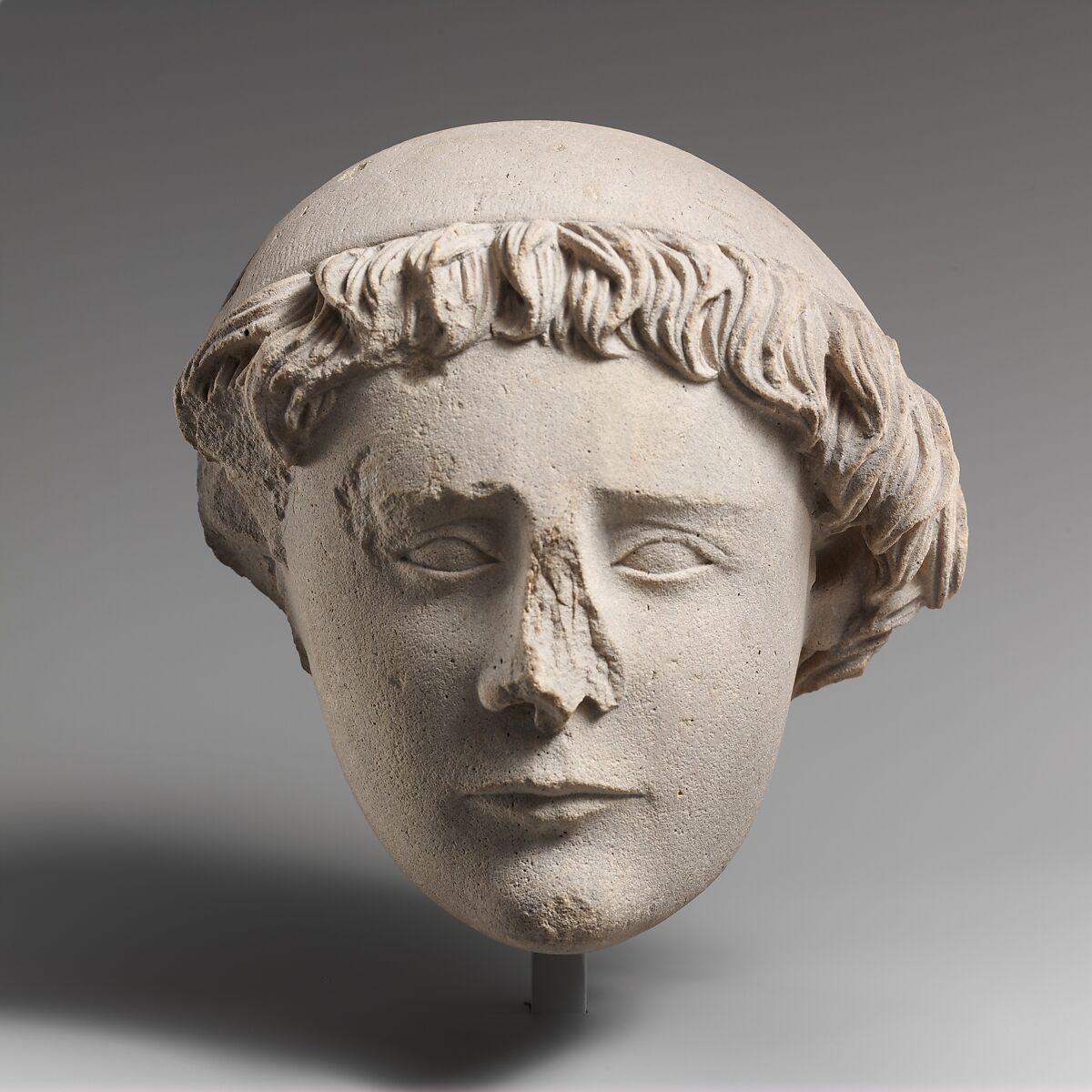 Head of a Youth, Limestone, French