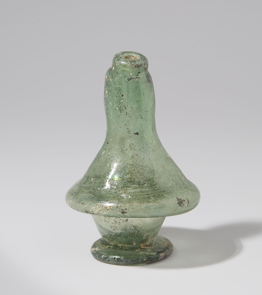 Biconical Bottle, Glass, German 