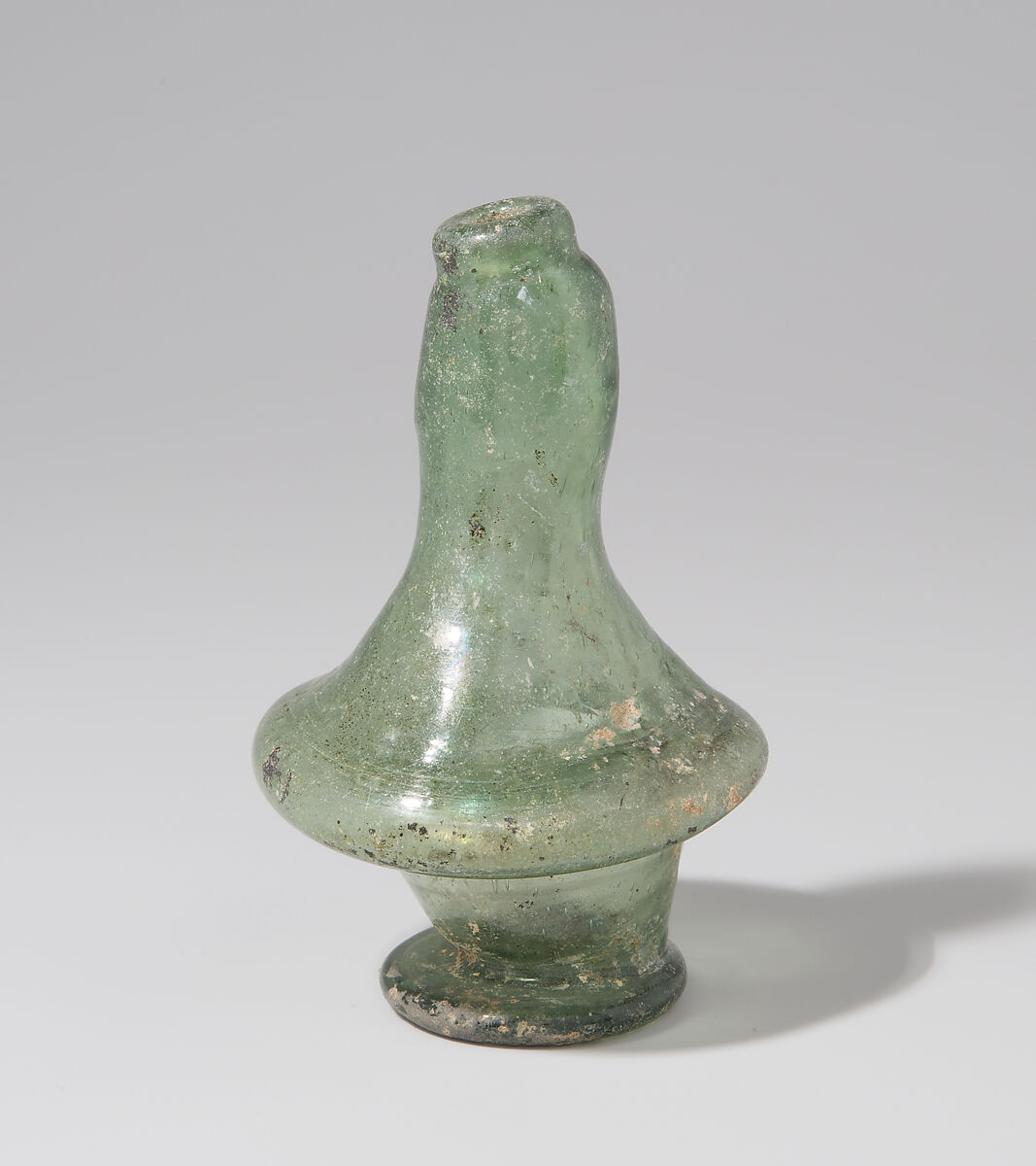 Biconical Bottle, Glass, German