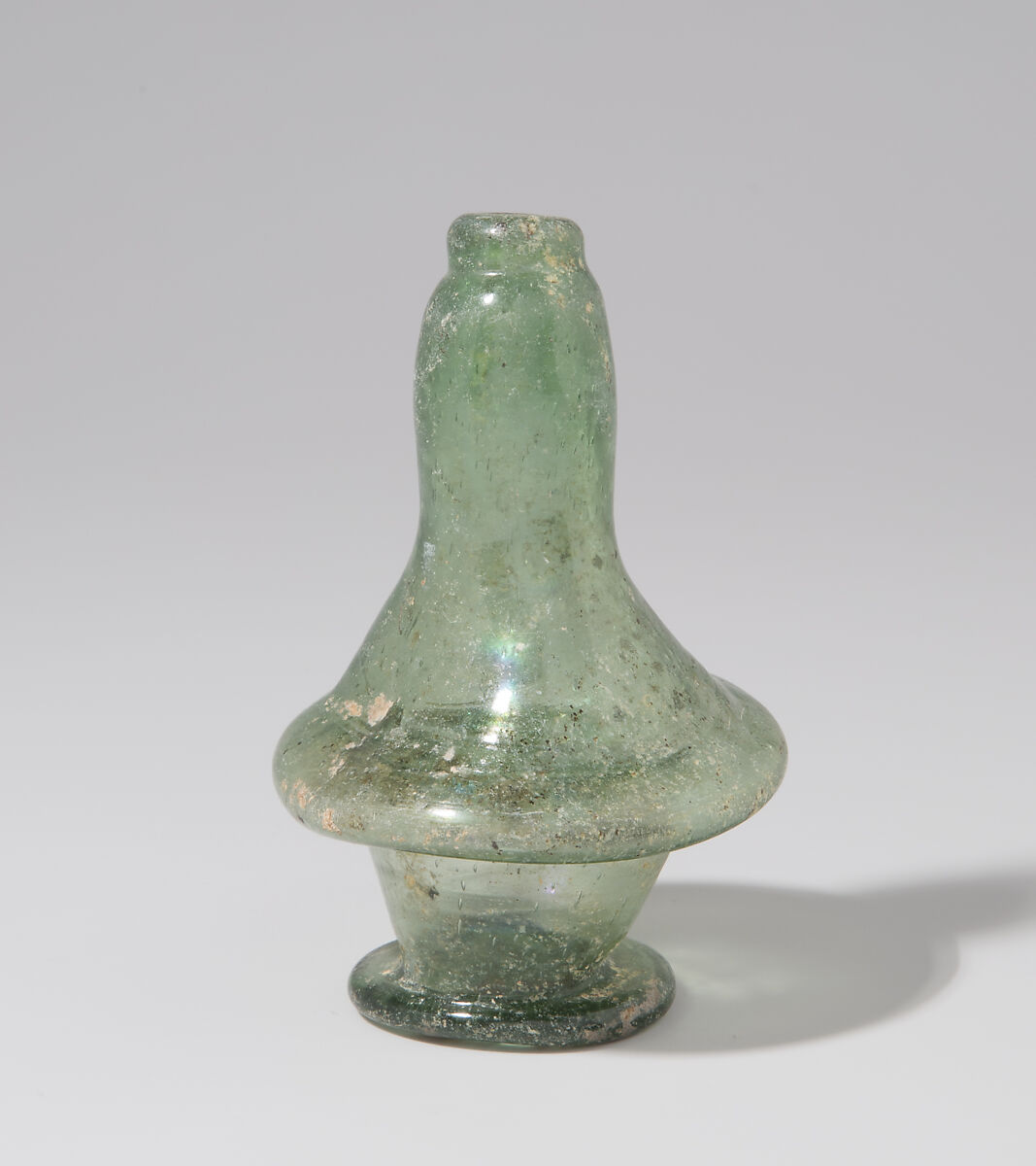 Biconical Bottle, Glass, German