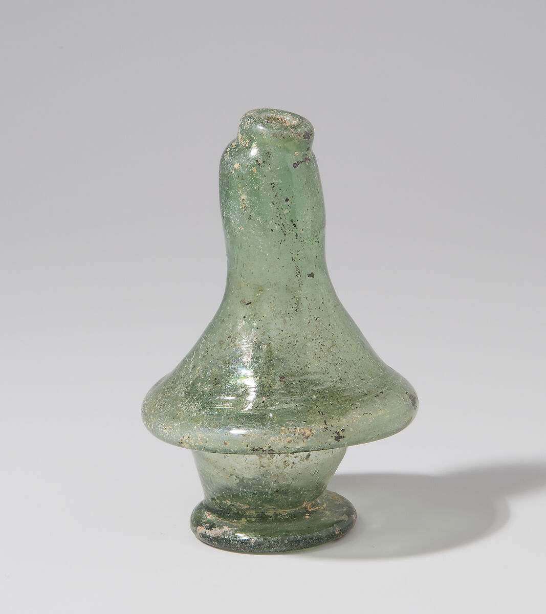 Biconical Bottle, Glass, German