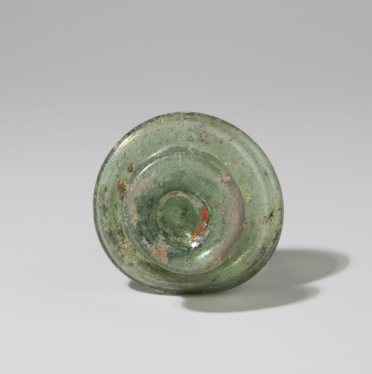 Biconical Bottle, Glass, German