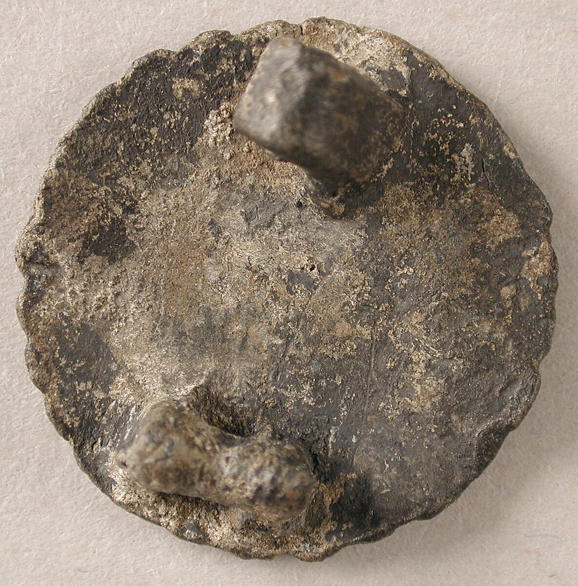 Badge of Edward II or John the Baptist, Tin/lead alloy, British