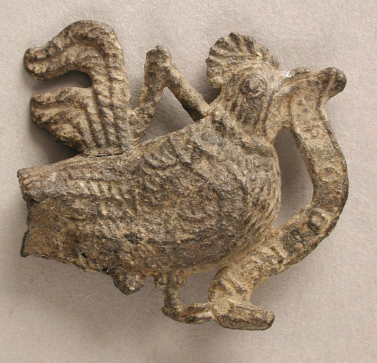 Badge with Cockney, Tin/lead alloy, British 
