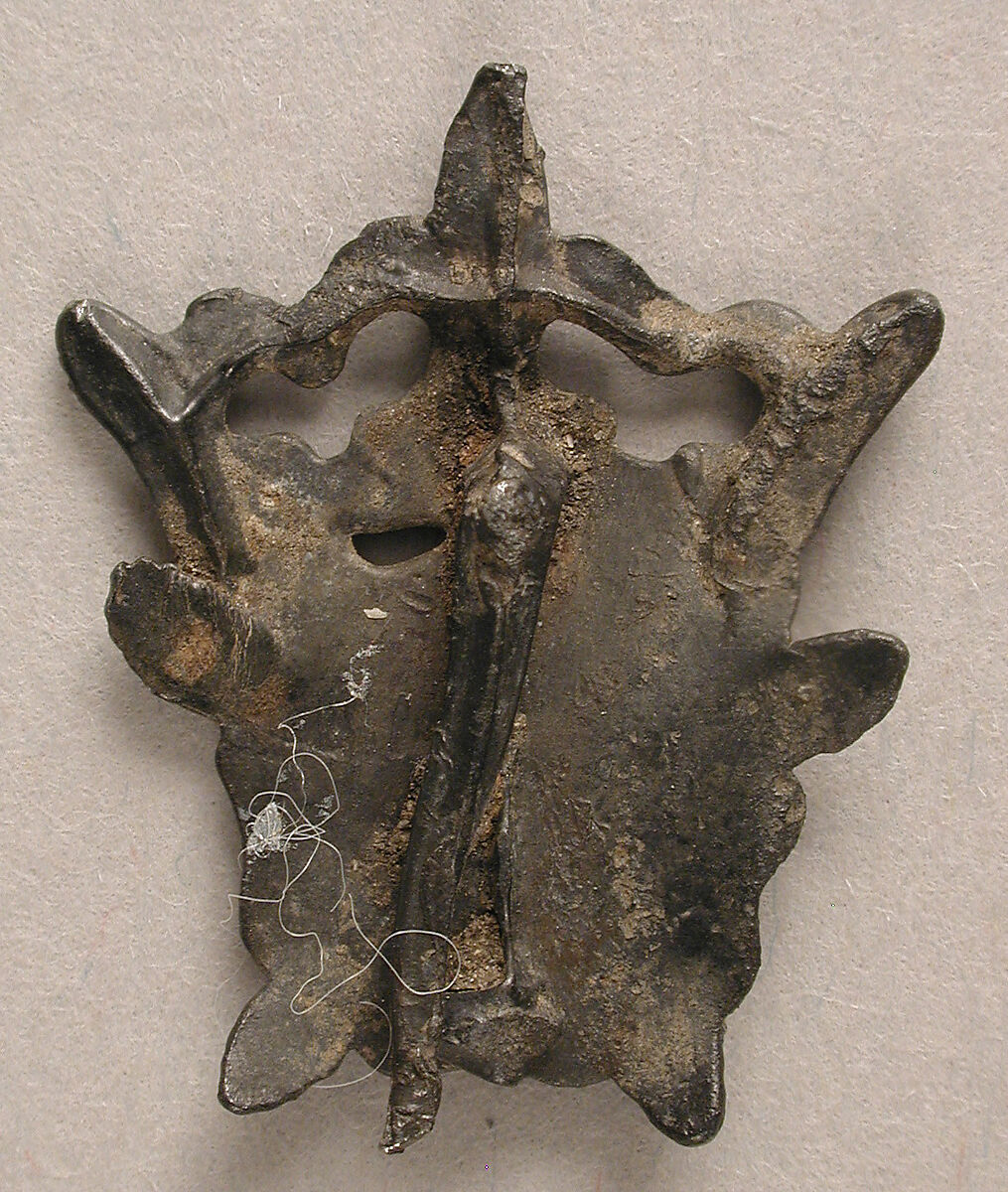 Badge with Tudor Rose, Tin/lead alloy, British