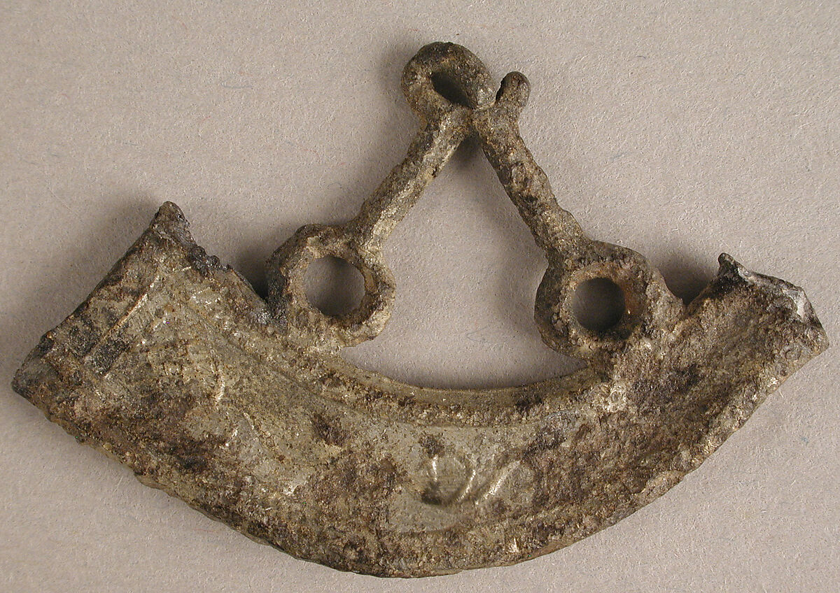 Badge with Hunting Horn, Tin/lead alloy, British 