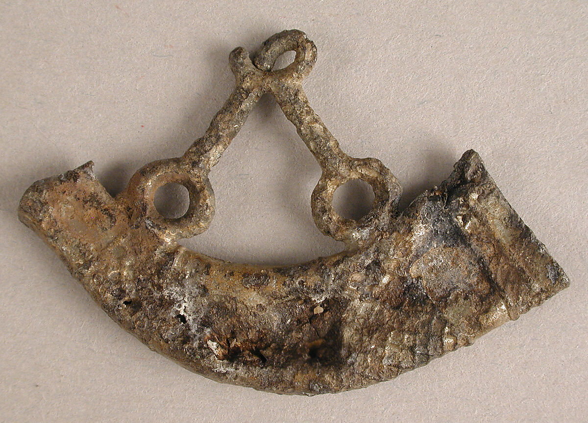Badge with Hunting Horn, Tin/lead alloy, British