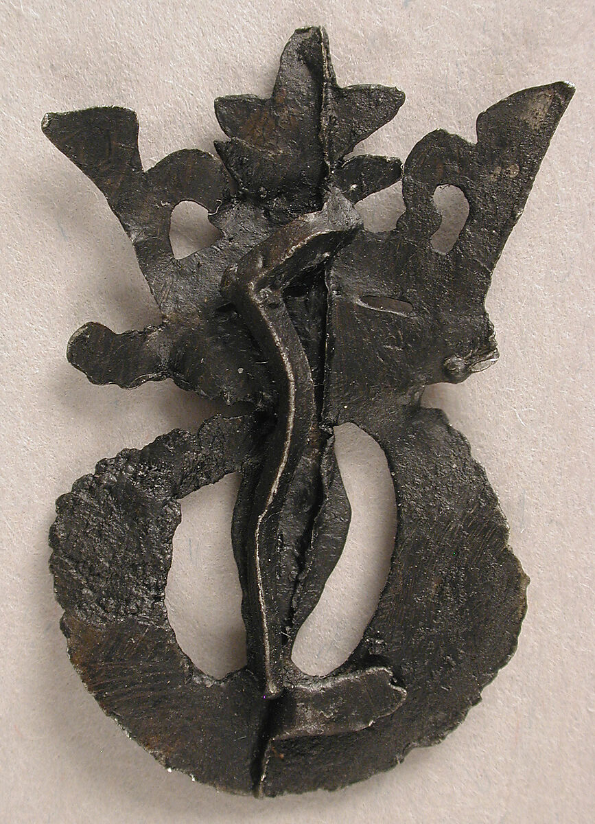 Badge with Bust of Crowned Becket, Tin/lead alloy, British