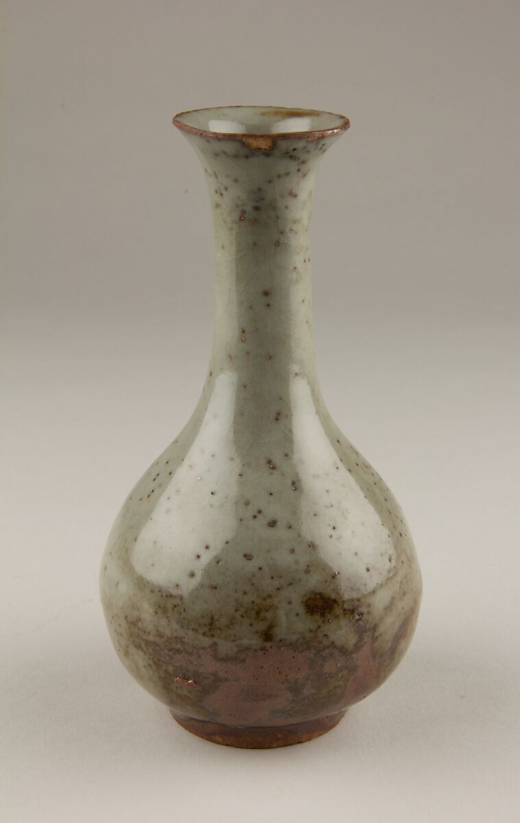 Vase, Pottery (Longquan ware, celadon type), China 
