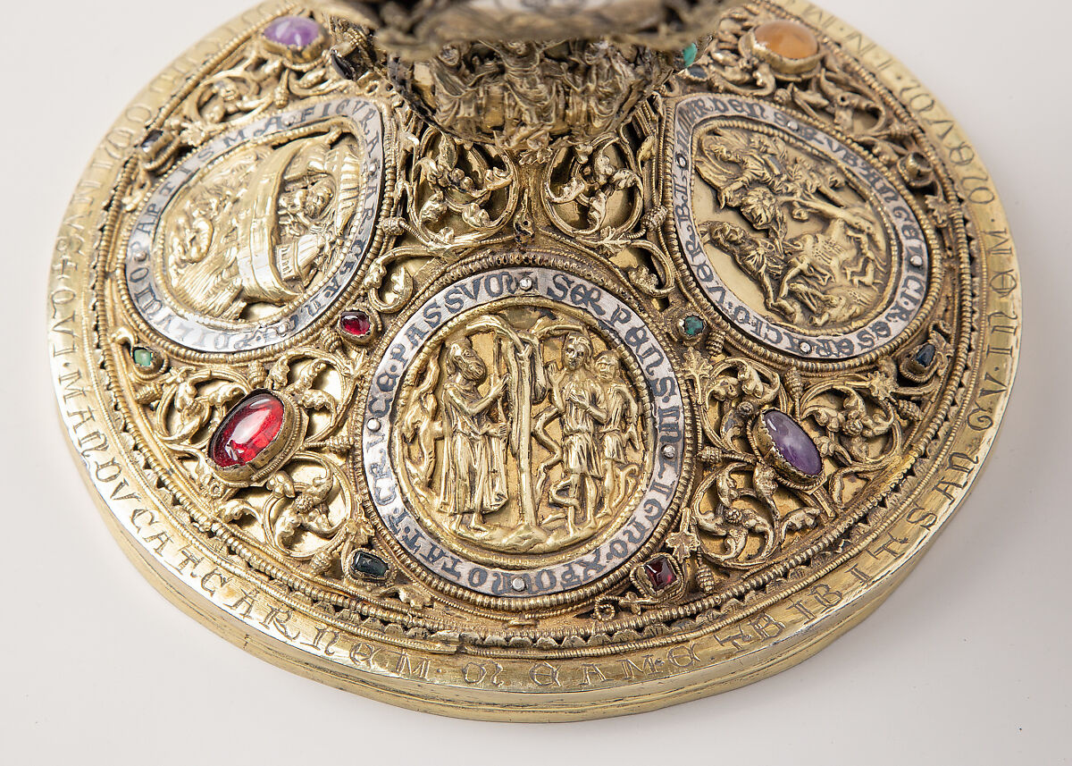 Chalice, Silver, gilded silver, niello, and jewels, German