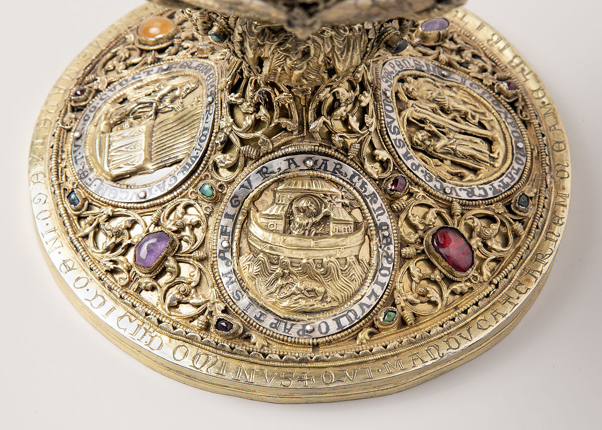 Chalice, Silver, gilded silver, niello, and jewels, German