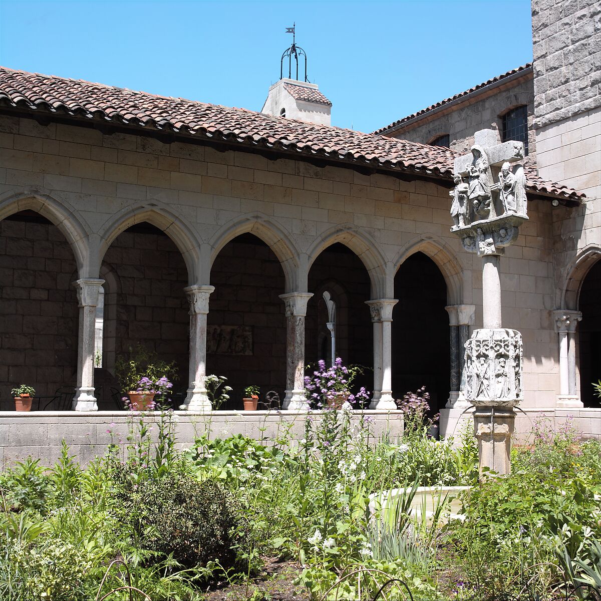 Trie Cloister (West Elevation of West Arcade), Marble, French