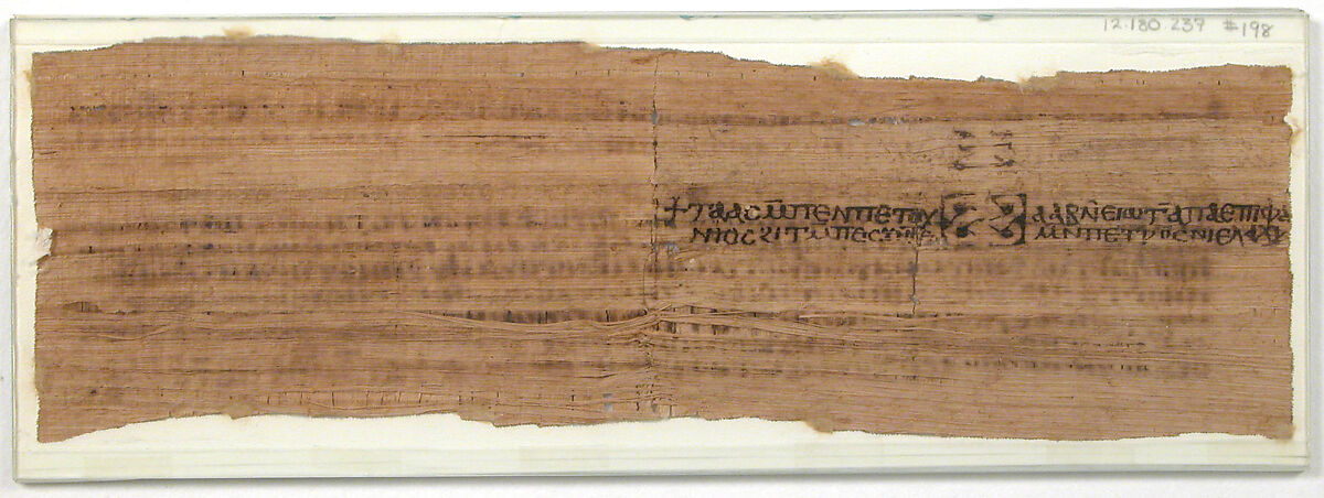 Papyrus, Papyrus and ink, Coptic