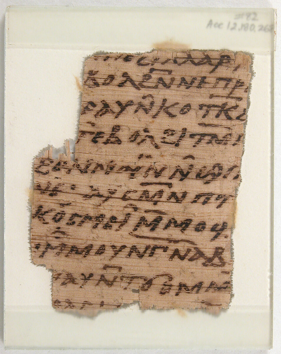 Papyrus, Papyrus and ink, Coptic