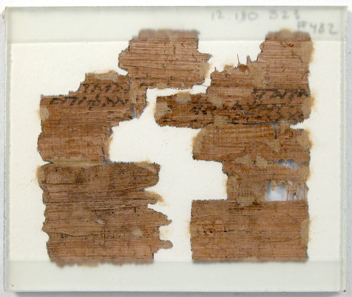 Papyri Fragments of a Letter to Epiphanius and Psan, Papyrus and ink, Coptic