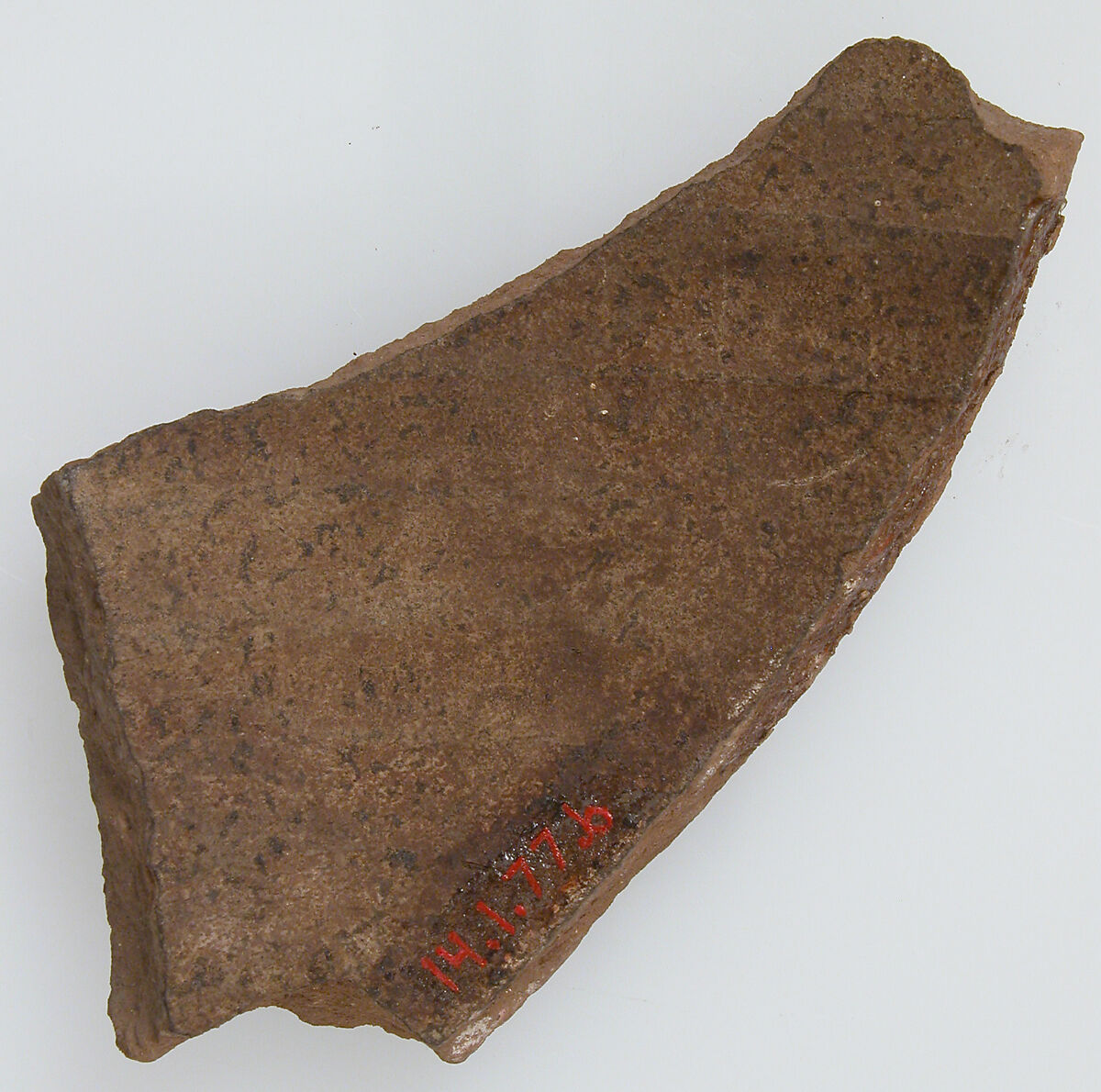 Ostrakon with a Contract by Pses, Pottery fragment with ink inscription, Coptic