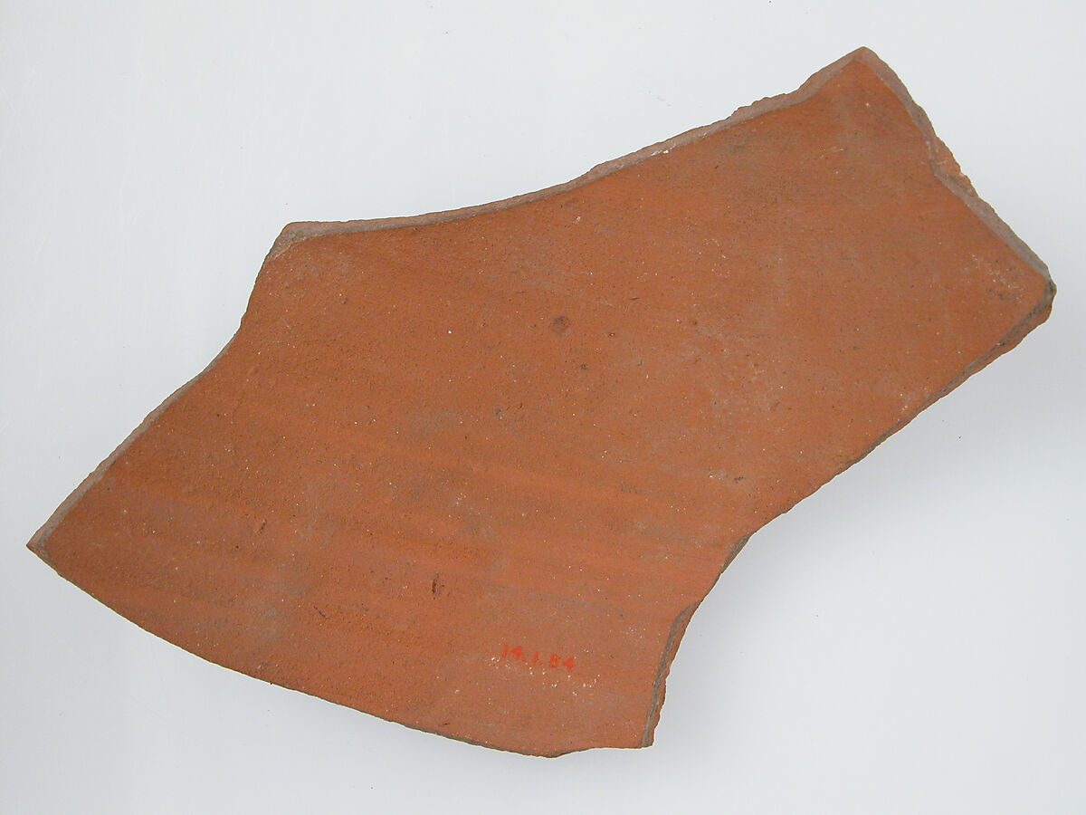 Ostrakon with Text from the Biography of Severus of Antioch, Pottery fragment with ink inscription, Coptic