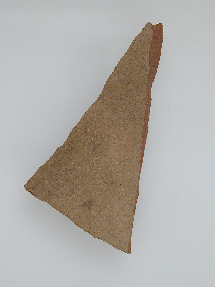 Ostrakon with Biblical Text Concordance, Pottery fragments with ink inscription, Coptic