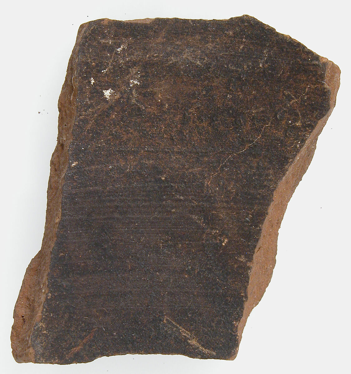 Ostrakon, Pottery fragment with ink inscription, Coptic