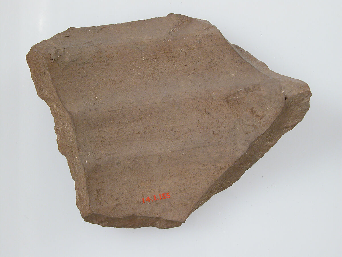 Ostrakon with a Letter from Frange to Enoch, Pottery fragment with ink inscription, Coptic
