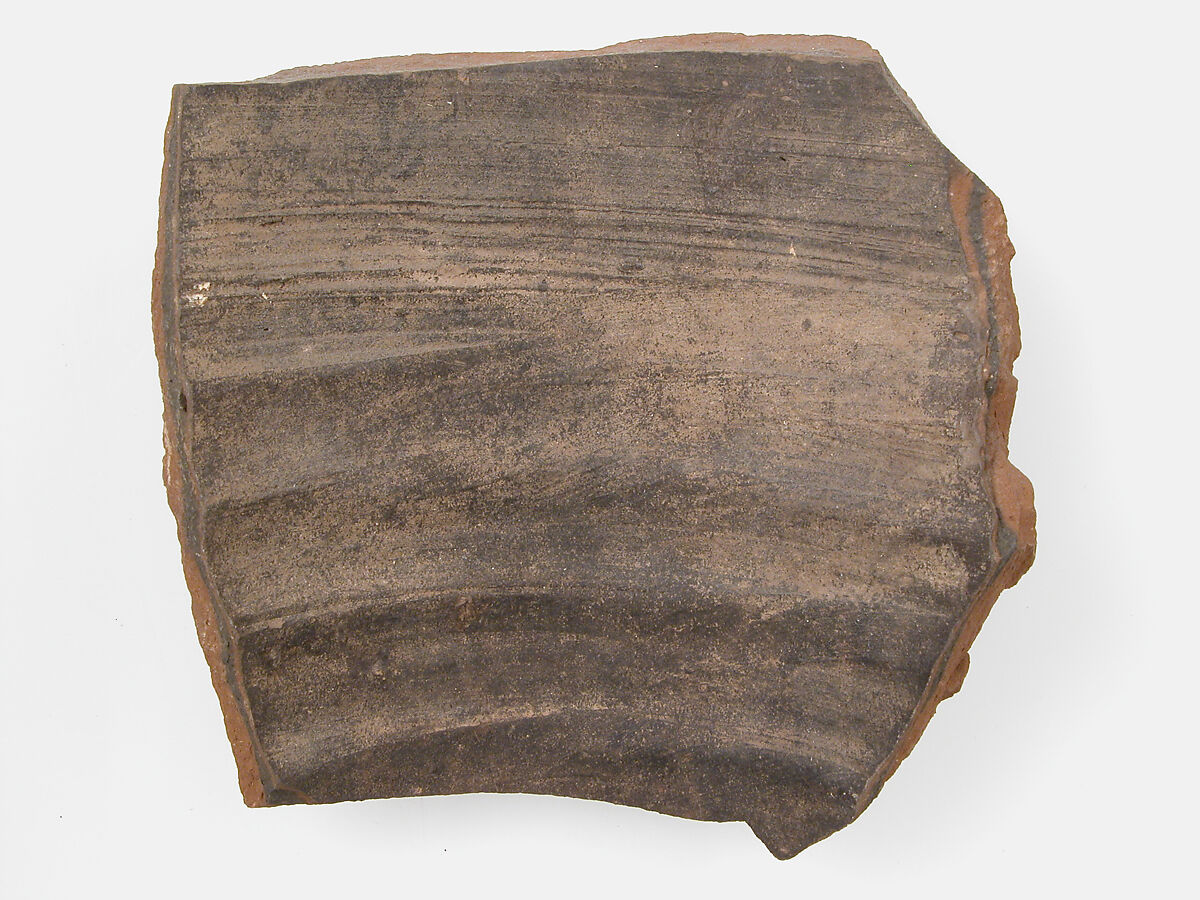 Ostrakon with a Letter from Isaac to Thello, Pottery fragment with ink inscription, Coptic
