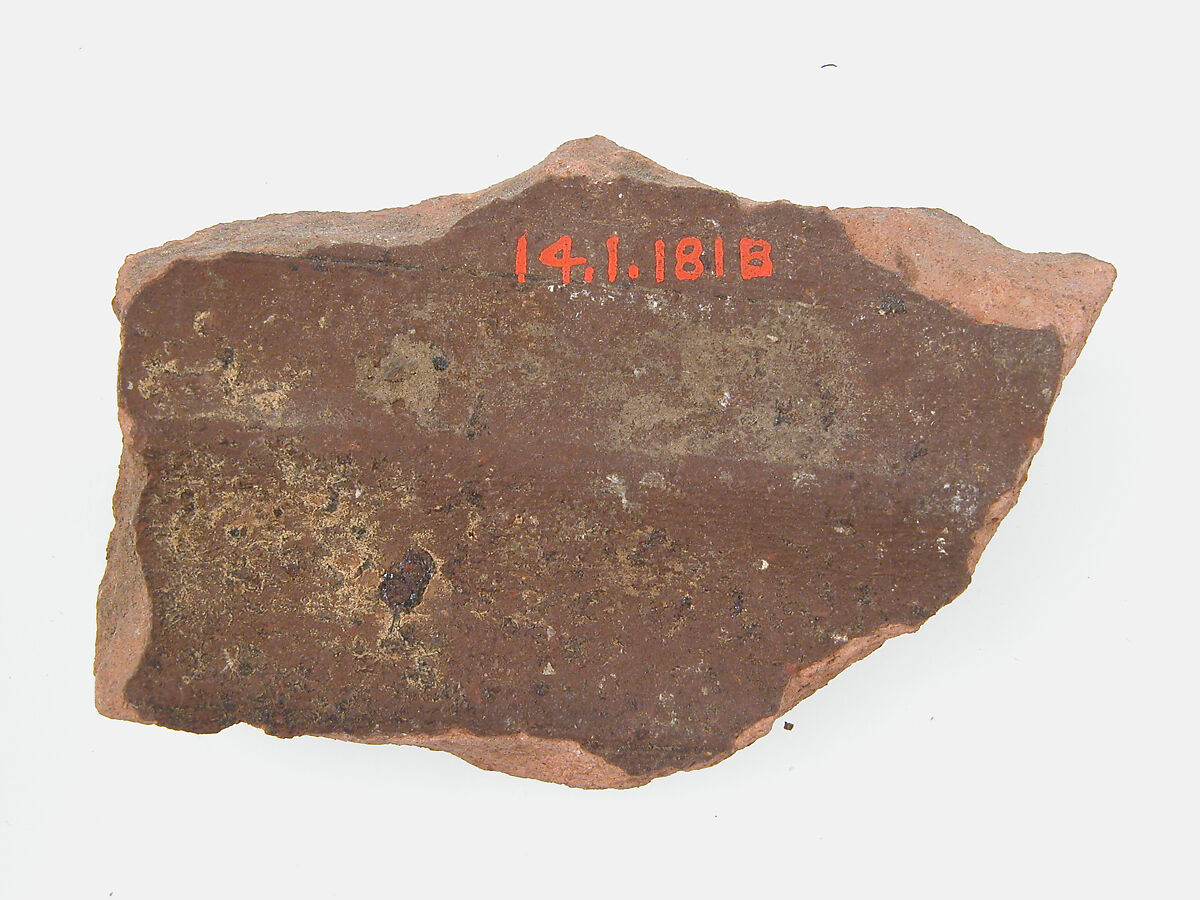 Ostrakon with a Legal Letter, Pottery fragments with ink inscription, Coptic