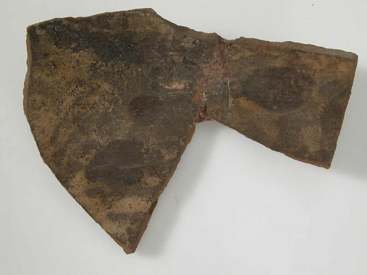 Ostrakon with Biblical Text, Pottery fragment with ink inscription, Coptic