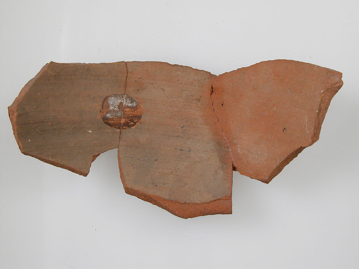 Ostrakon with Troparion (?), Pottery fragment with ink inscription, Coptic
