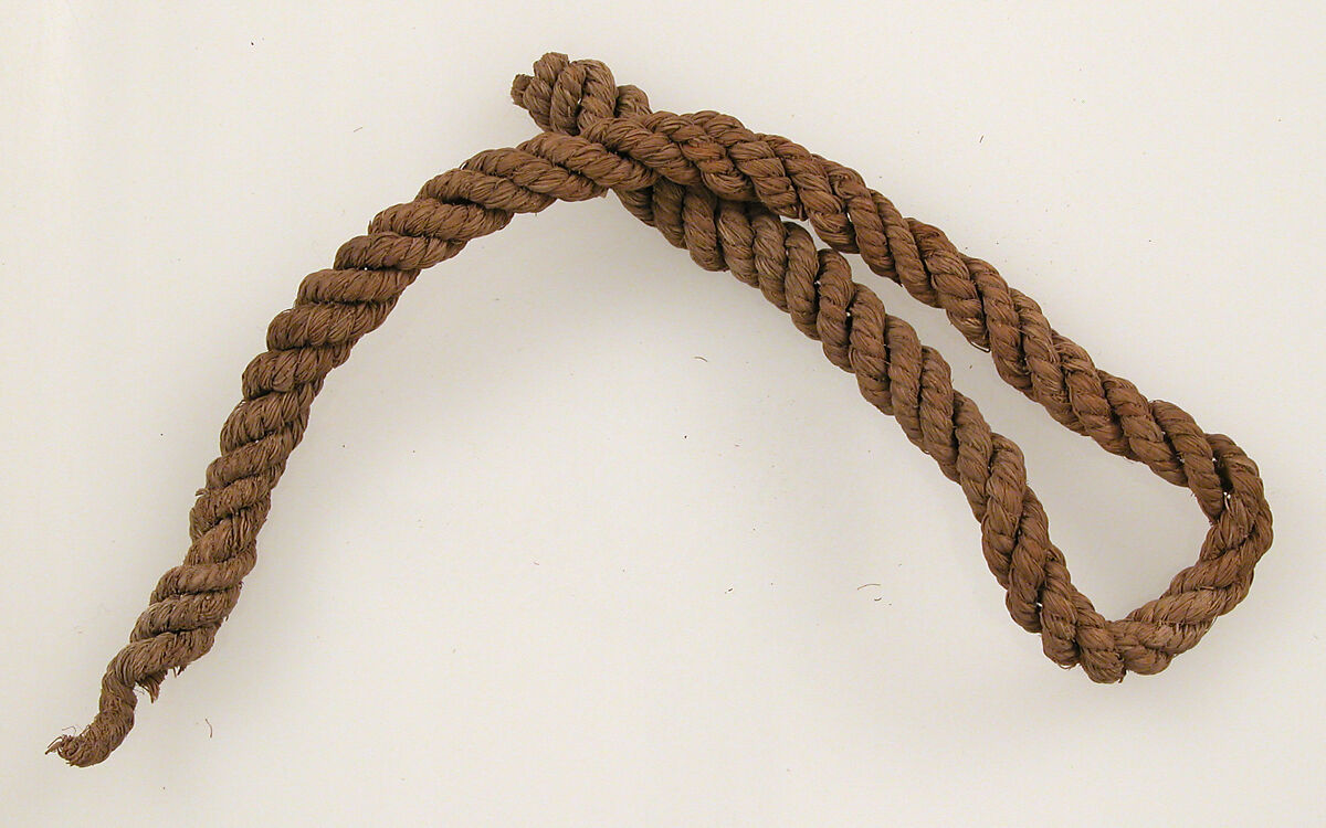 Pulley, Wood and hemp rope, Coptic